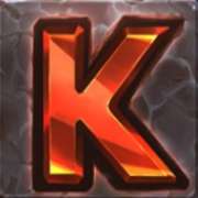 K symbol in Monsters Vs Gigablox pokie