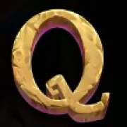 Q symbol in Greedy Wolf pokie