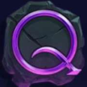 Q symbol in Merlin and the Ice Queen Morgana pokie