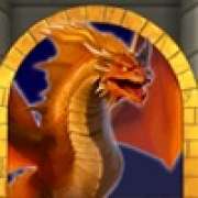 Dragon symbol in Crown of Camelot pokie