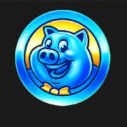 3 Porky Banks Christmas: Blue coin