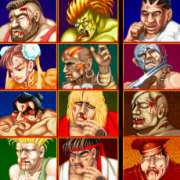 Losers symbol in Street Fighter II: The World Warrior pokie