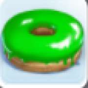 Зеленый донат symbol in Donuts pokie