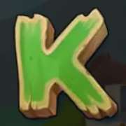 K symbol in Cat Clans pokie