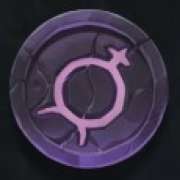 Purple stone symbol in Merlin's Grimoire pokie