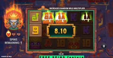 4 Masks of Inca: Free spins