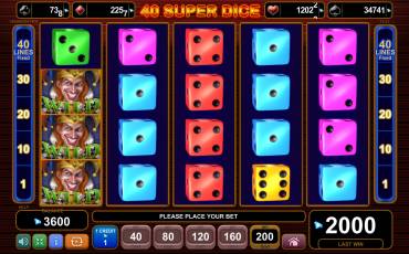 40 Super Dice pokie NZ