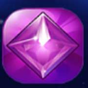Purple lozenge symbol in Gems Odyssey pokie