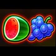 Watermelon, grapes symbol in Sunny Fruits 2: Hold and Win pokie