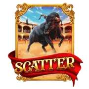 Scatter symbol in The Mighty Toro pokie