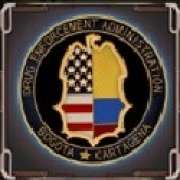 NSA badge symbol in Plata o Plomo Deluxe pokie