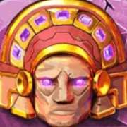 Purple mask symbol in Aztec Falls pokie