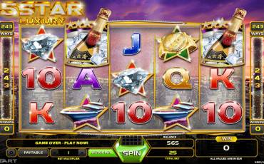 5 Star Luxury pokie NZ