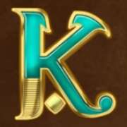 K symbol in Rich Wilde and the Amulet of Dead pokie