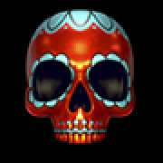 Skull blue symbol in Dia De Los Muertos 2 pokie