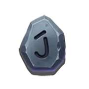 J symbol in Mystic Spells pokie
