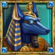 Anubis symbol in Cat Wilde and the Lost Chapter pokie
