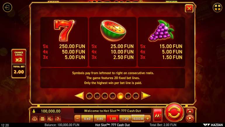 Hot pokie: 777 Cash Out Grand Gold Edition