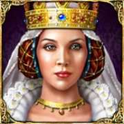Queen symbol in Royal Secrets Clover Chance pokie