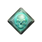 Skull symbol in 7 Fates pokie