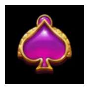 Spades symbol in Legendary Treasures pokie