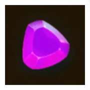 Gemstone symbol in Crystal Land 2 pokie