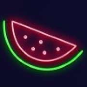 Watermelon symbol in Neon Light Fruits pokie