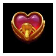 Hearts symbol in Legendary Treasures pokie