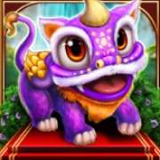 Purple dragon symbol in Little Dragons pokie