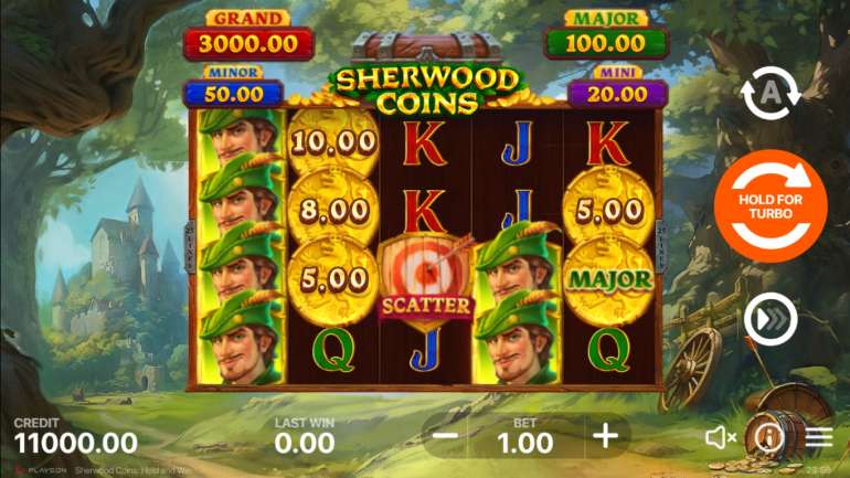 Sherwood Coins: Hold and Win