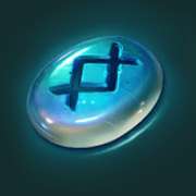 Blue Stone symbol in Druids’ Dream pokie