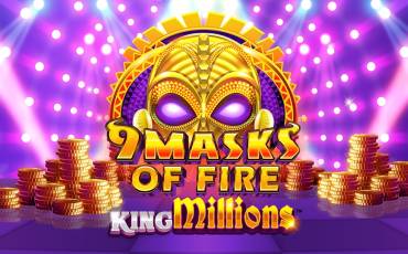 9 Masks of Fire King Millions pokie NZ