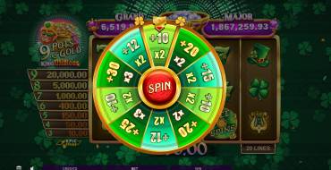 9 Pots of Gold: King Millions: Free spins