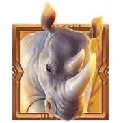 Rhinoceros symbol in Safari Sun pokie