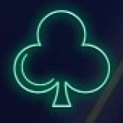 Clubs symbol in Neon Light Fruits pokie
