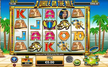 A While on the Nile pokie NZ