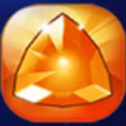 Orange triangular stone symbol in Gems Odyssey pokie