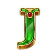 J symbol in Anubis Rising pokie