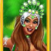 Green girl symbol in Rio Fever pokie