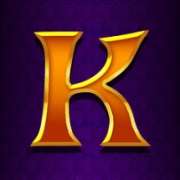 K symbol in 5 Lions pokie