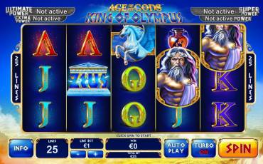 Age of the Gods: King of Olympus pokie NZ