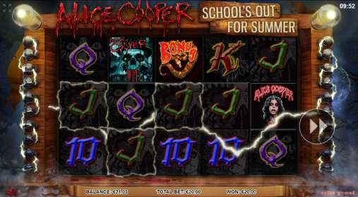Alice Cooper: School’s Out For Summer by RAW iGaming NZ