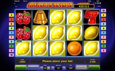 Amazing Sevens pokie NZ