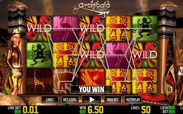 Archibald: Discovering Africa pokie NZ