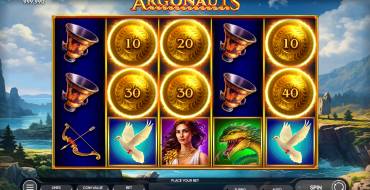 Argonauts: The main screen