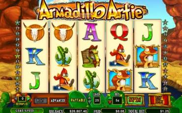 Armadillo Artie pokie NZ