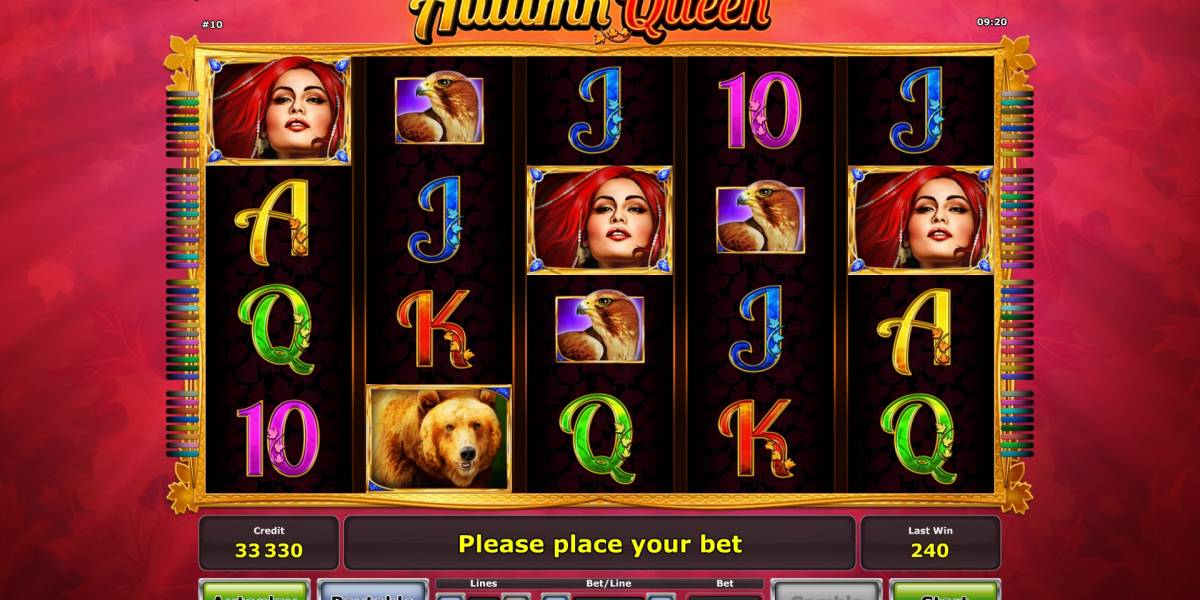 Autumn Queen pokie NZ