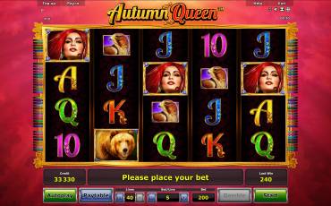 Autumn Queen pokie NZ