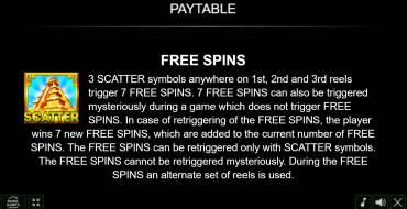 Aztec Dice: Free spins and/or respins