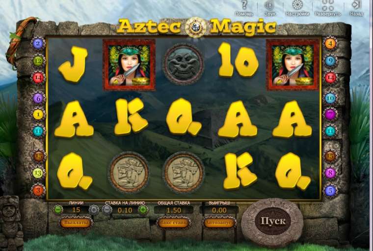 Play Aztec Magic pokie NZ